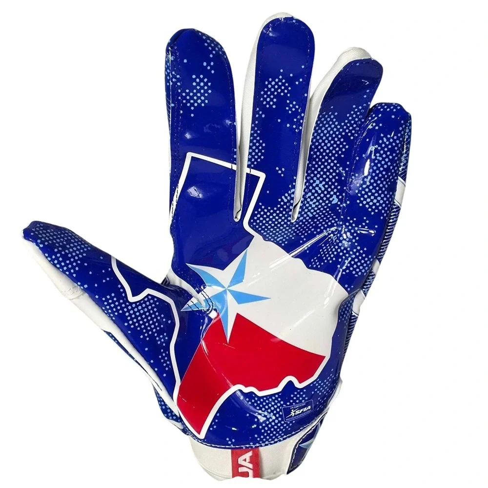 Under Armour UA F8 Receiver Football Gloves Texas Lonestar State LE Men's XL NWT